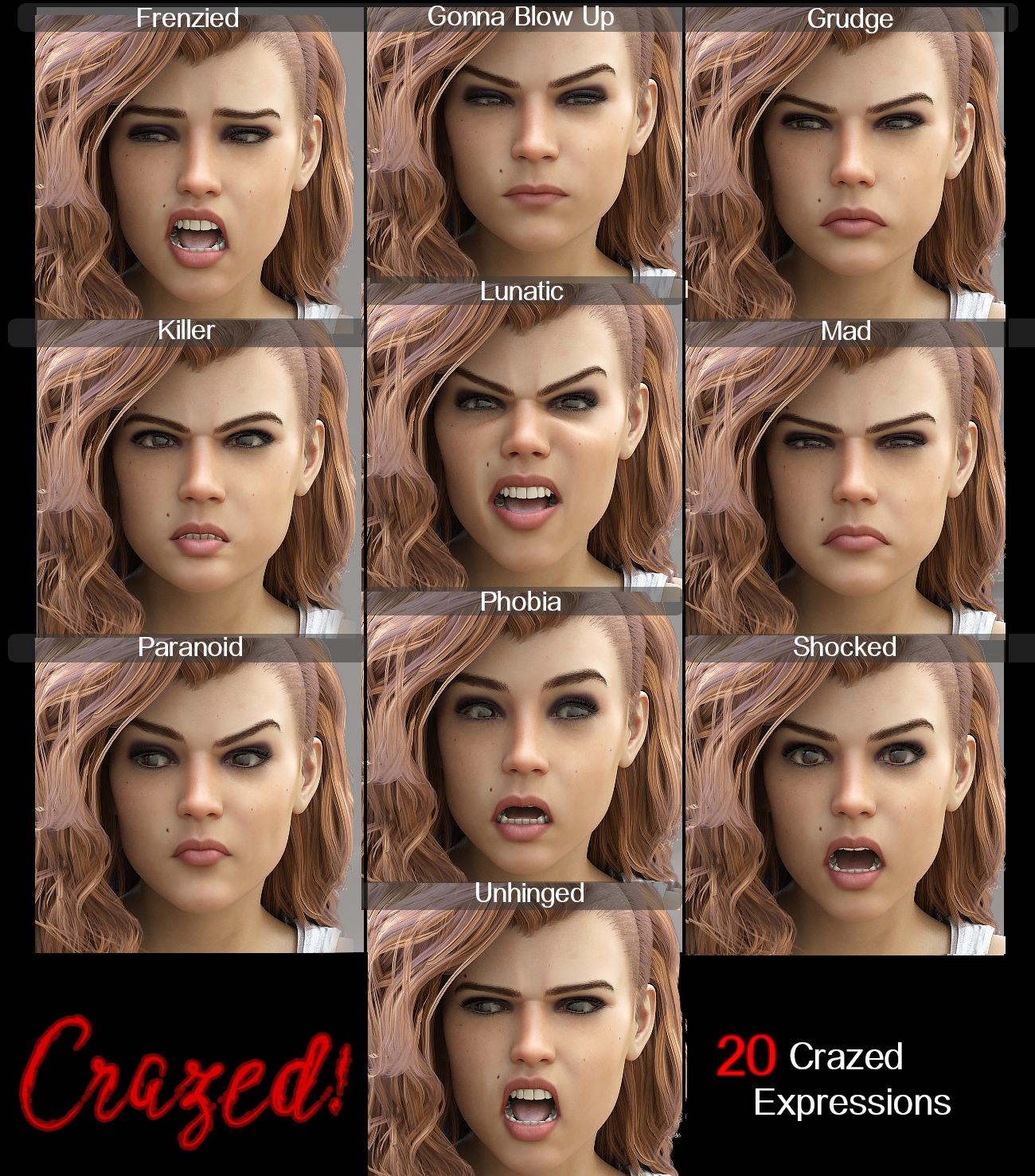 iV Crazed Poses & Expressions by N/A