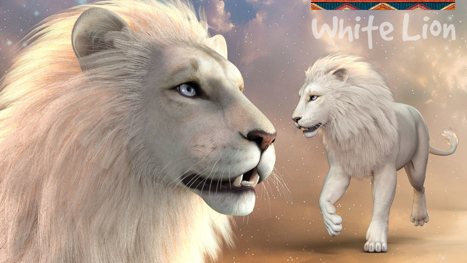 CWRW White Lion for the HiveWIre Lion Family by N/A