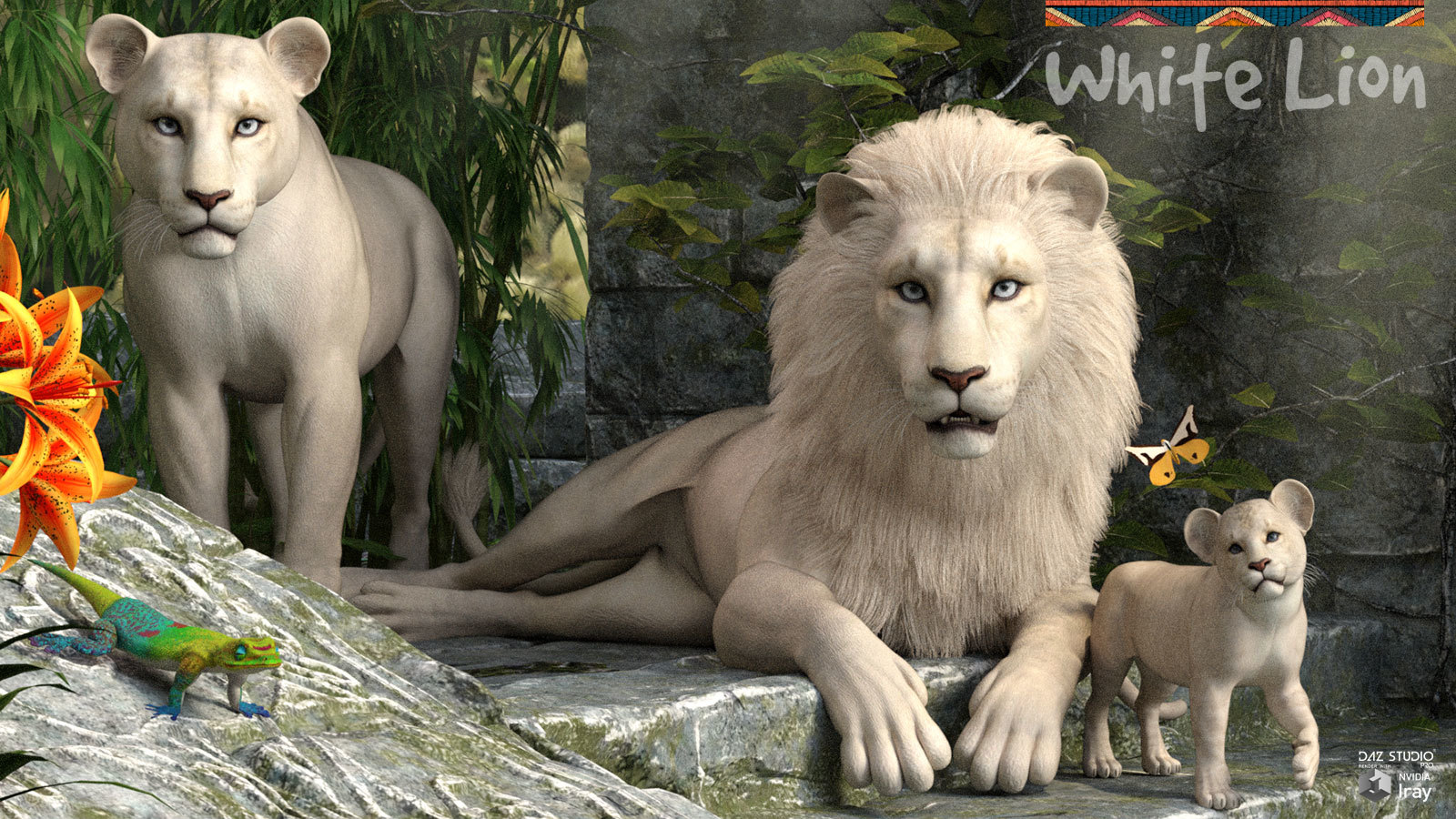 CWRW White Lion for the HiveWIre Lion Family by N/A