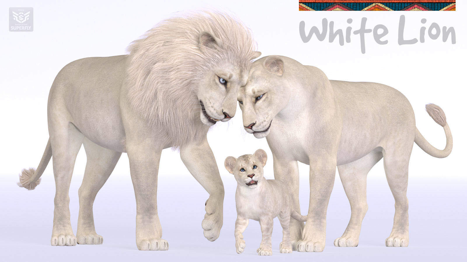 CWRW White Lion for the HiveWIre Lion Family by N/A
