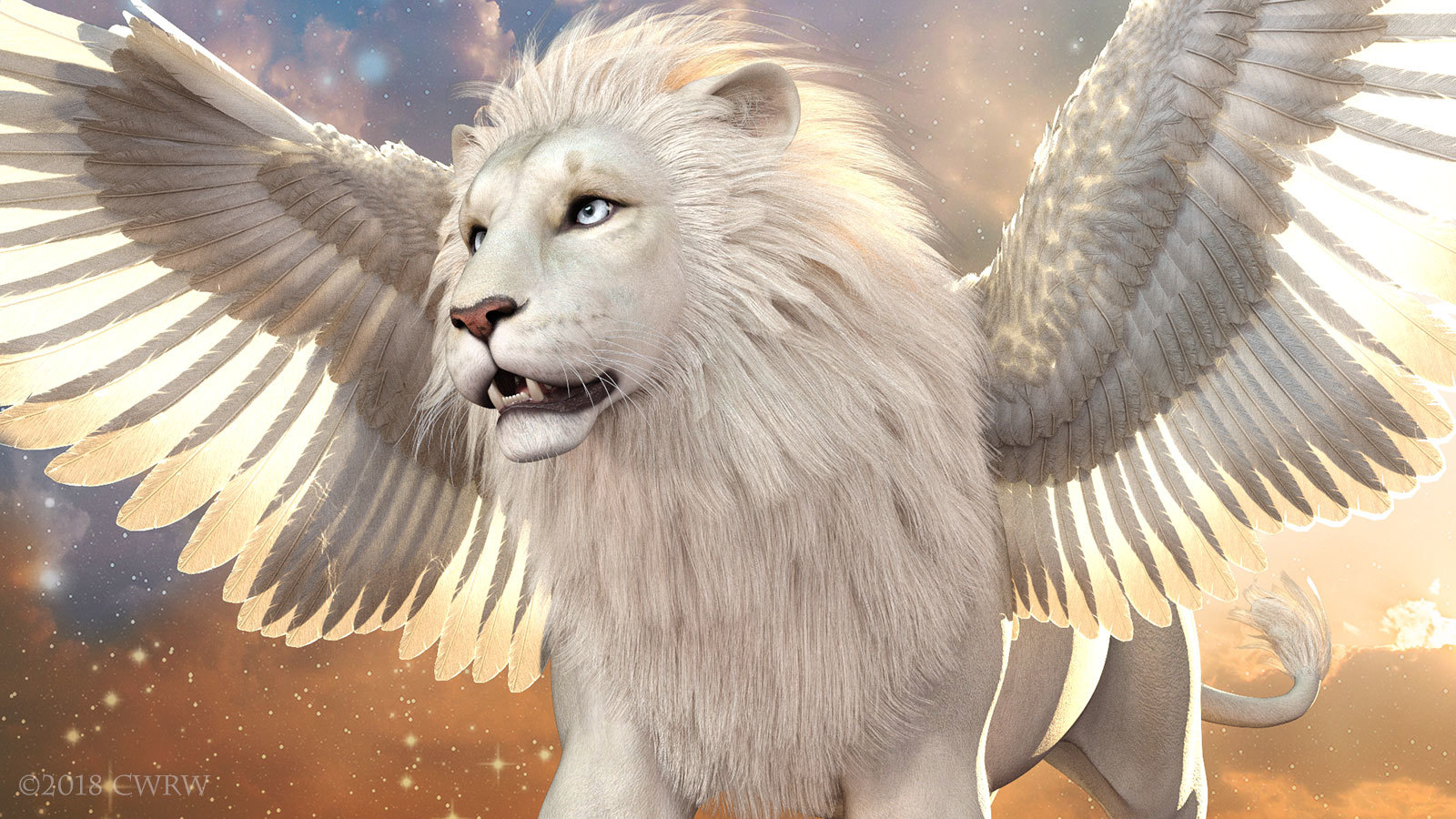 CWRW White Lion for the HiveWIre Lion Family by N/A