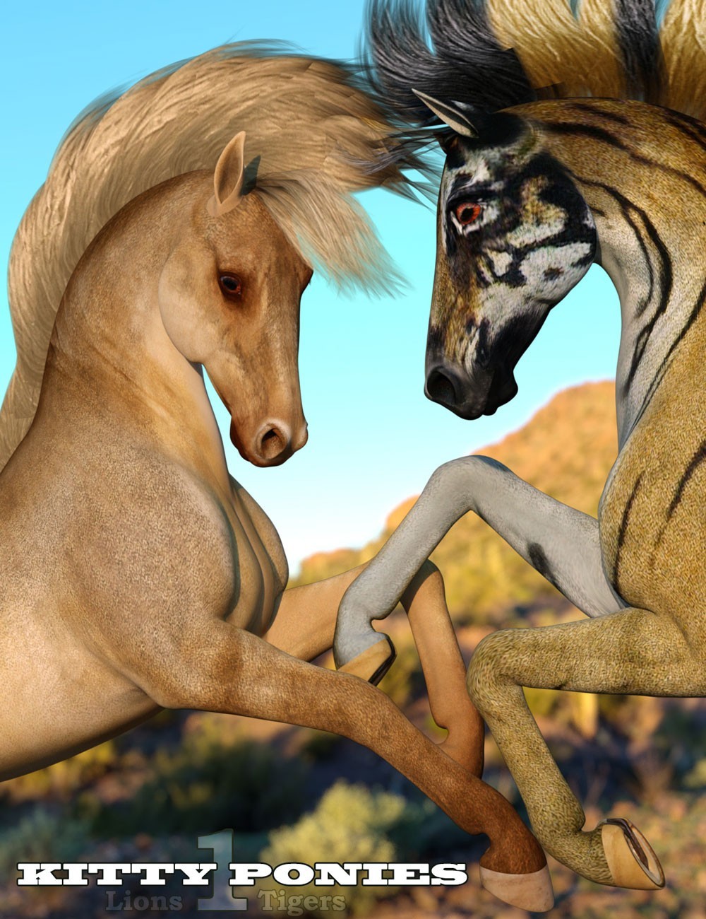 Kitty Ponies Set 1 for the HW Horse by N/A