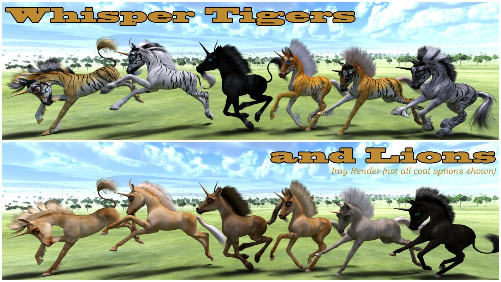 Kitty Ponies Set 1 for the HW Horse by N/A