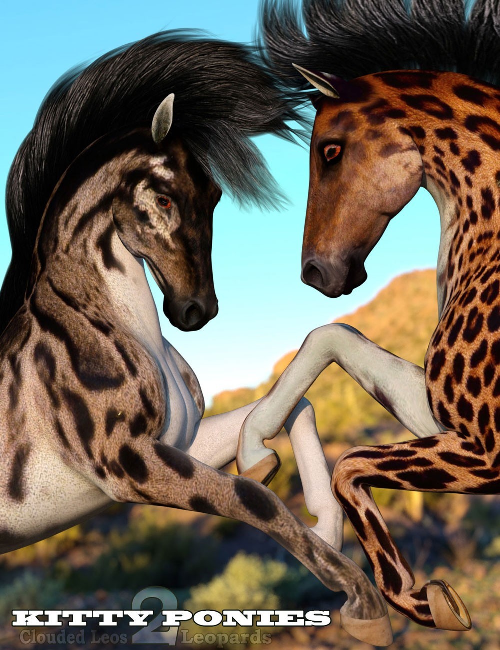 Kitty Ponies Set 2 for the HW Horse by N/A