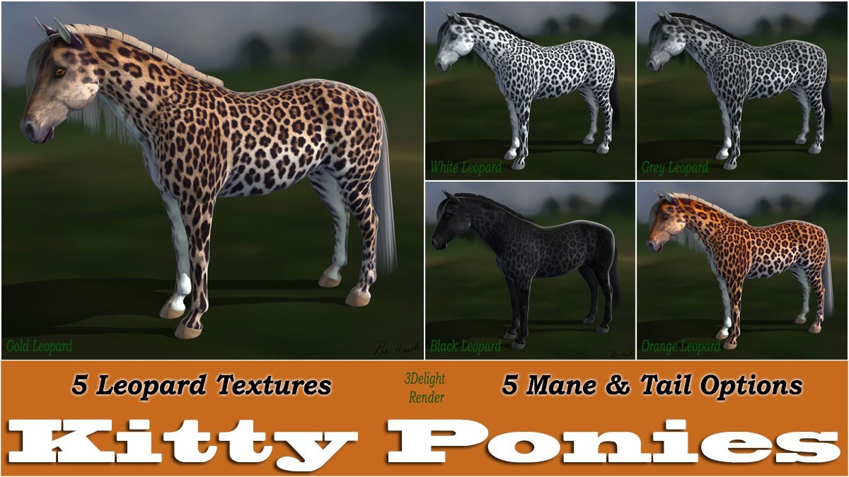 Kitty Ponies Set 2 for the HW Horse by N/A