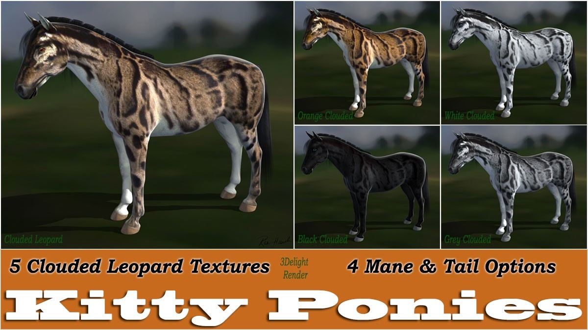 Kitty Ponies Set 2 for the HW Horse by N/A