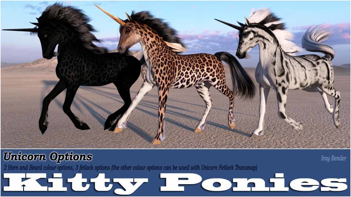 Kitty Ponies Set 2 for the HW Horse by N/A