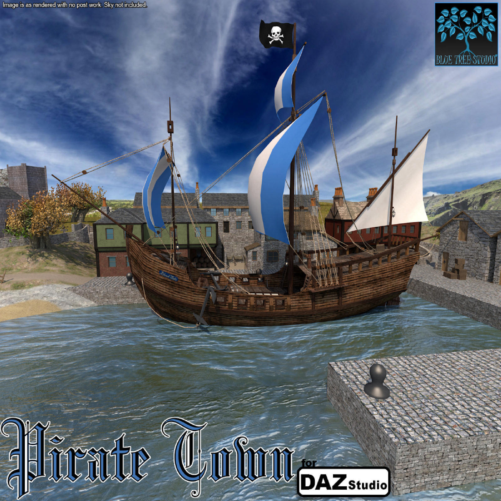 Pirate Town for DAZ|Studio by N/A
