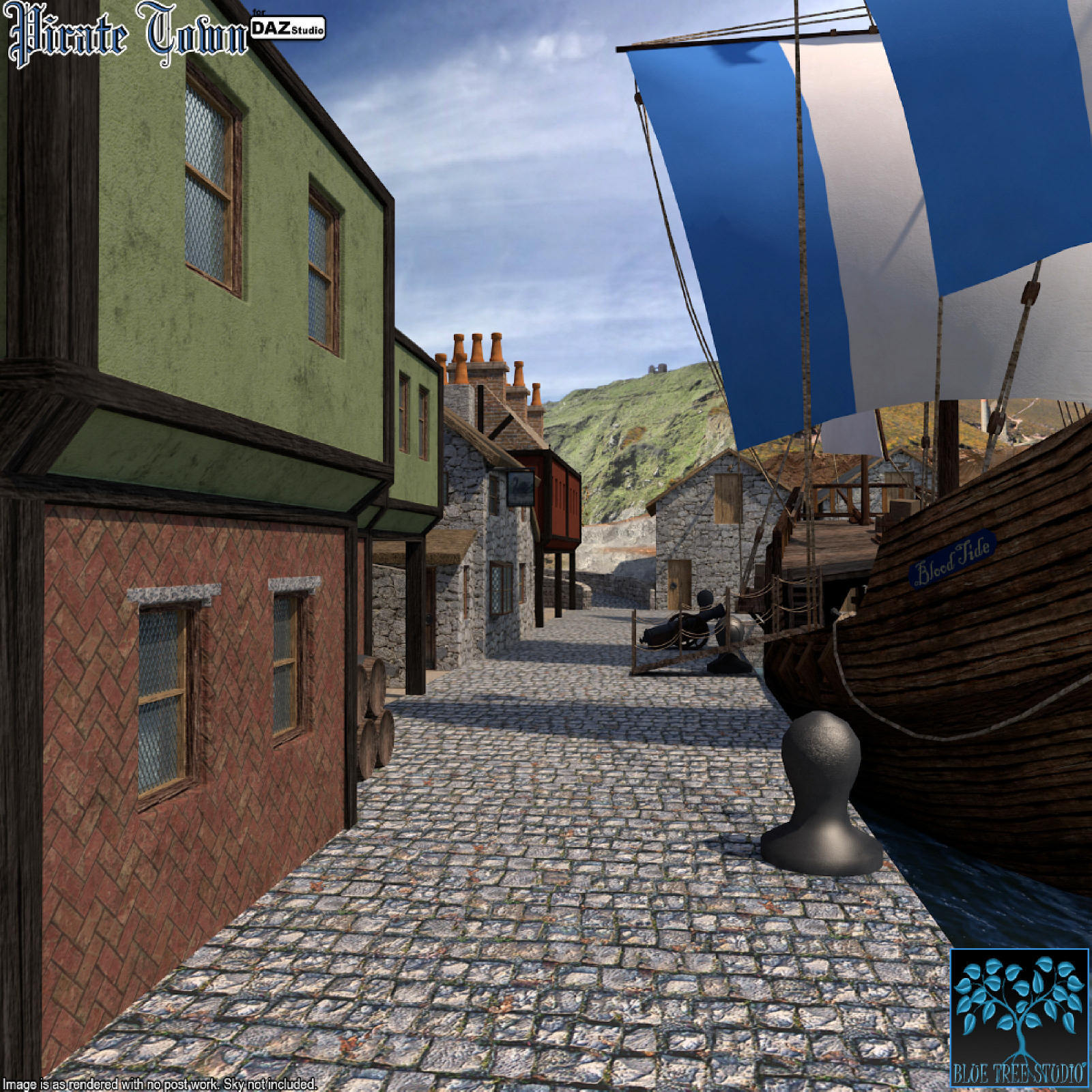Pirate Town for DAZ|Studio by N/A