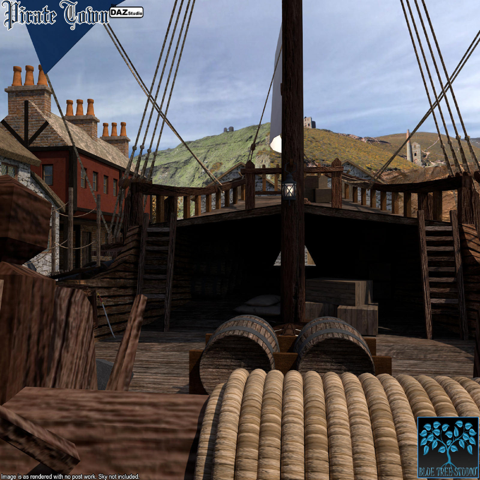 Pirate Town for DAZ|Studio by N/A