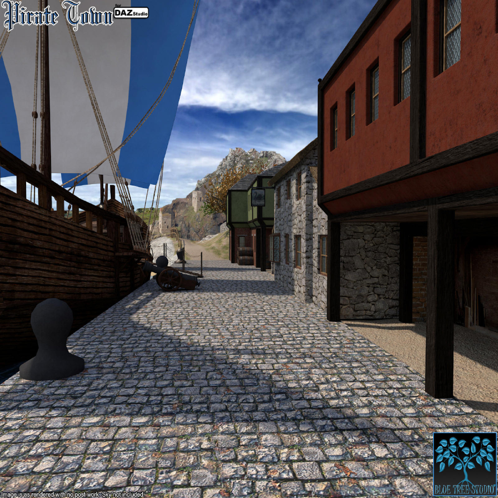 Pirate Town for DAZ|Studio by N/A