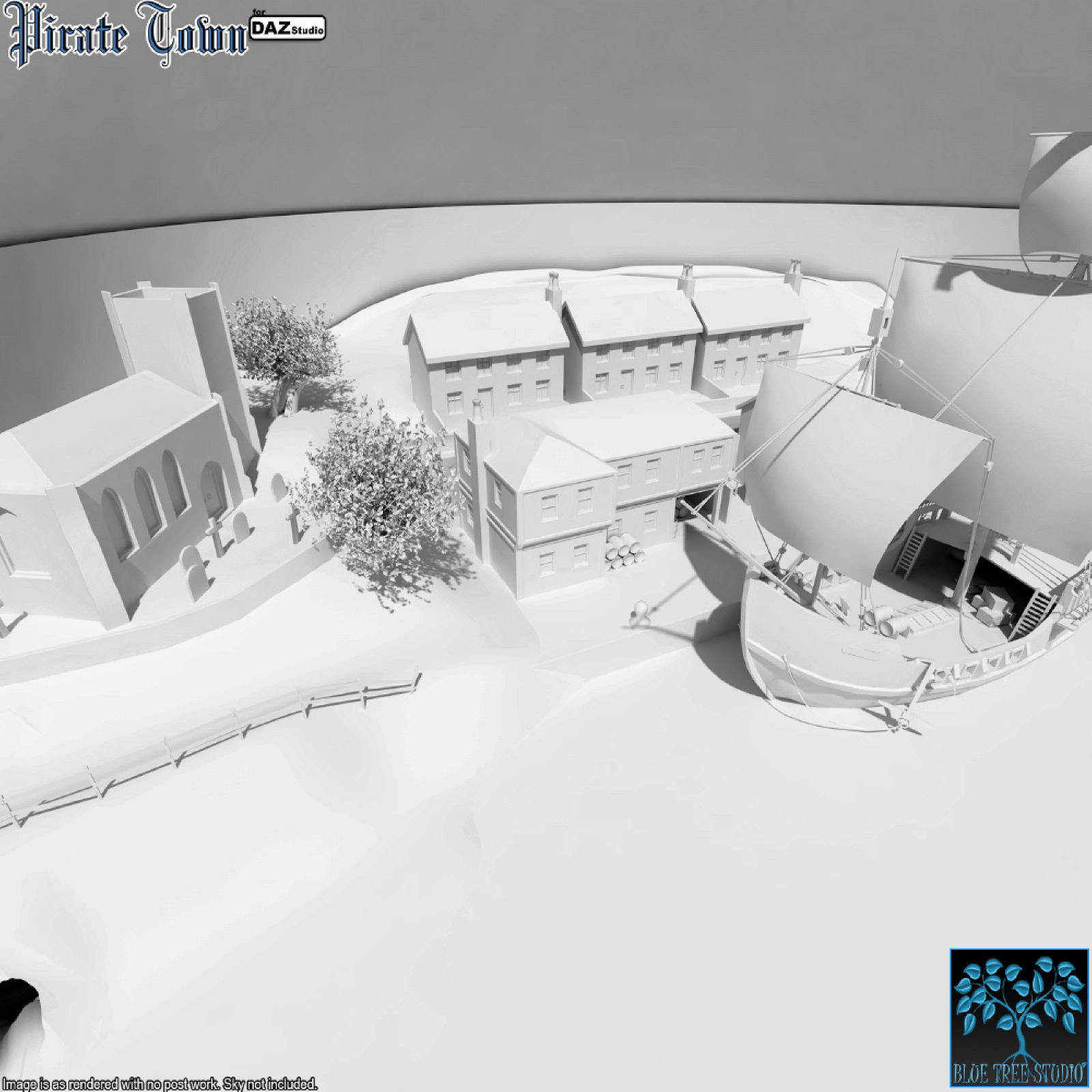 Pirate Town for DAZ|Studio by N/A