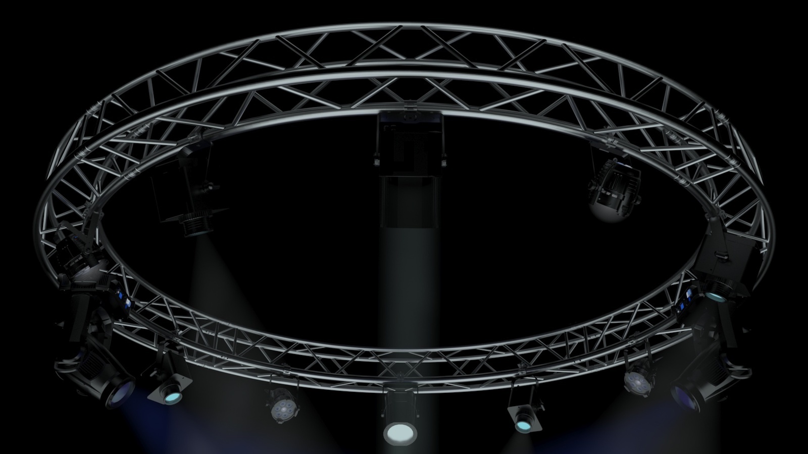 Circle Square Truss 400cm-Stage Lights - Extended License by N/A