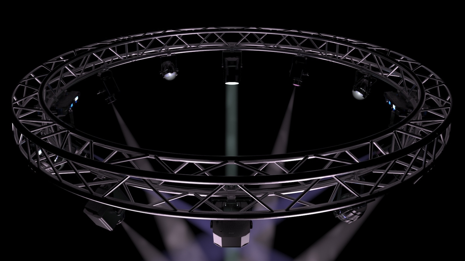 Circle Square Truss 400cm-Stage Lights - Extended License by N/A