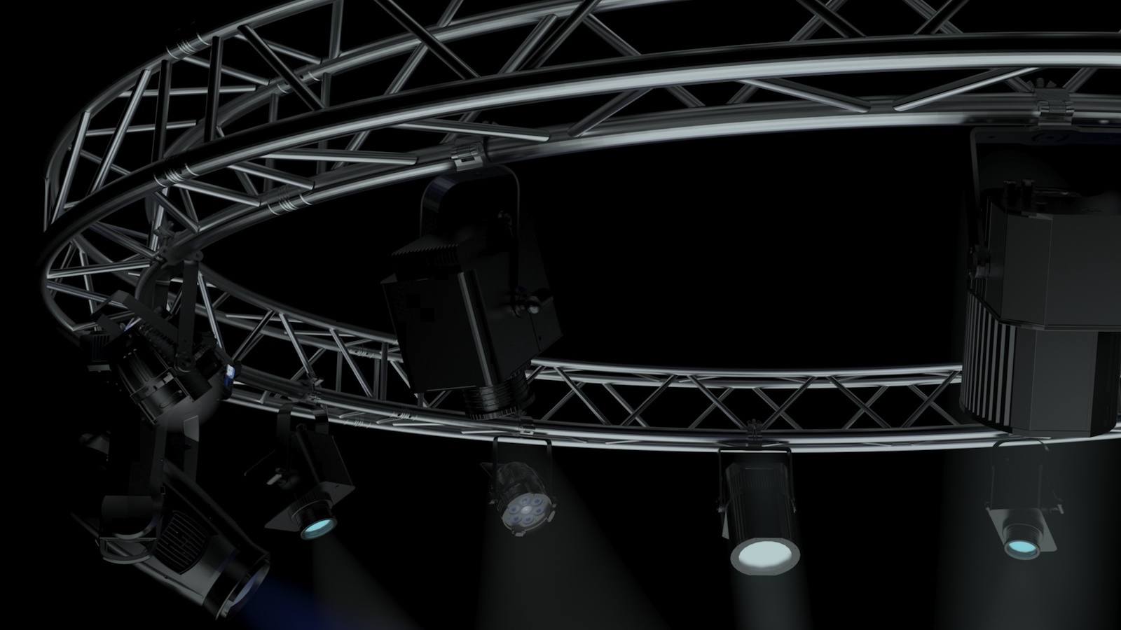 Circle Square Truss 400cm-Stage Lights - Extended License by N/A