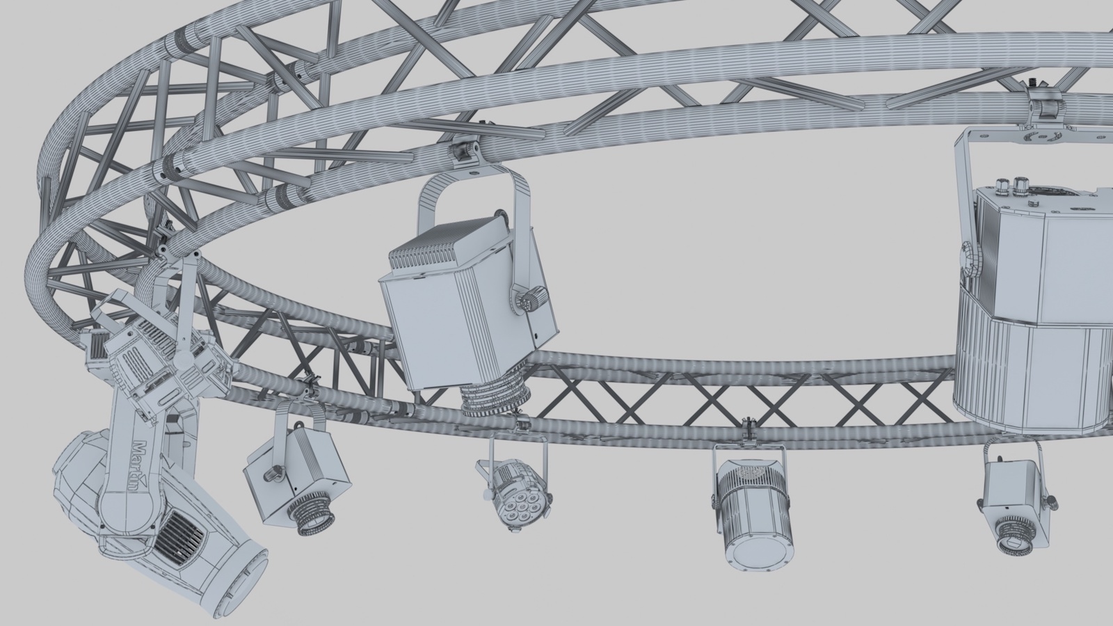 Circle Square Truss 400cm-Stage Lights - Extended License by N/A