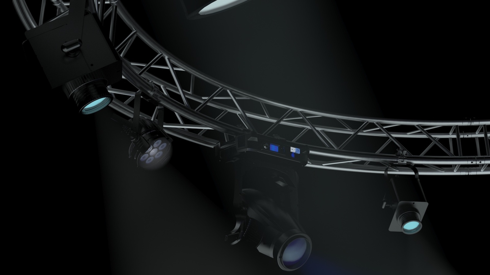 Circle Square Truss 400cm-Stage Lights - Extended License by N/A