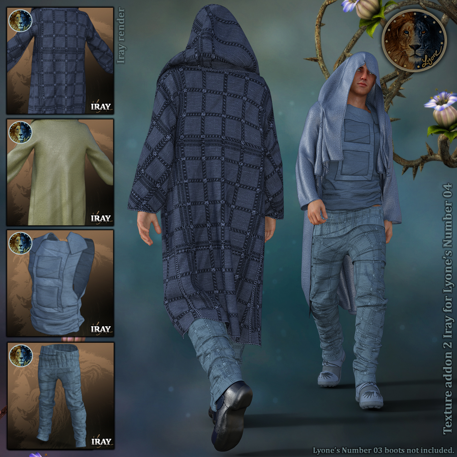 Texture addon 2_Iray for Lyones Number 04 by N/A