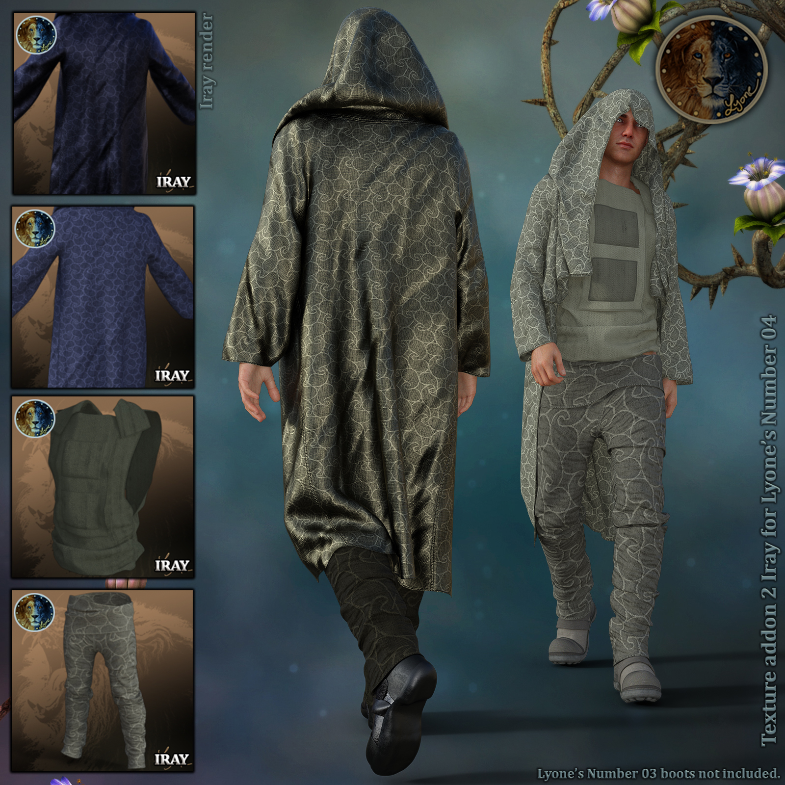 Texture addon 2_Iray for Lyones Number 04 by N/A
