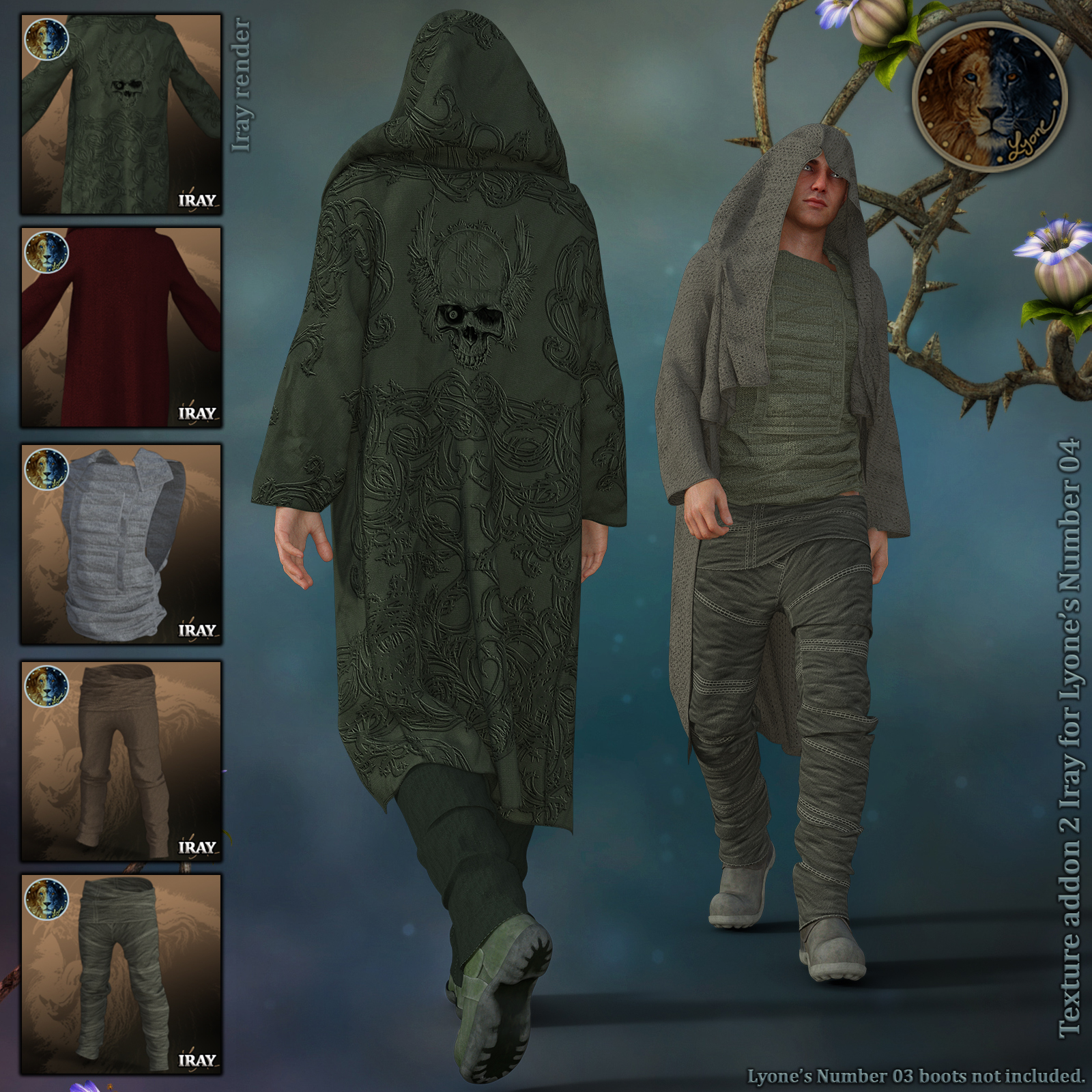Texture addon 2_Iray for Lyones Number 04 by N/A