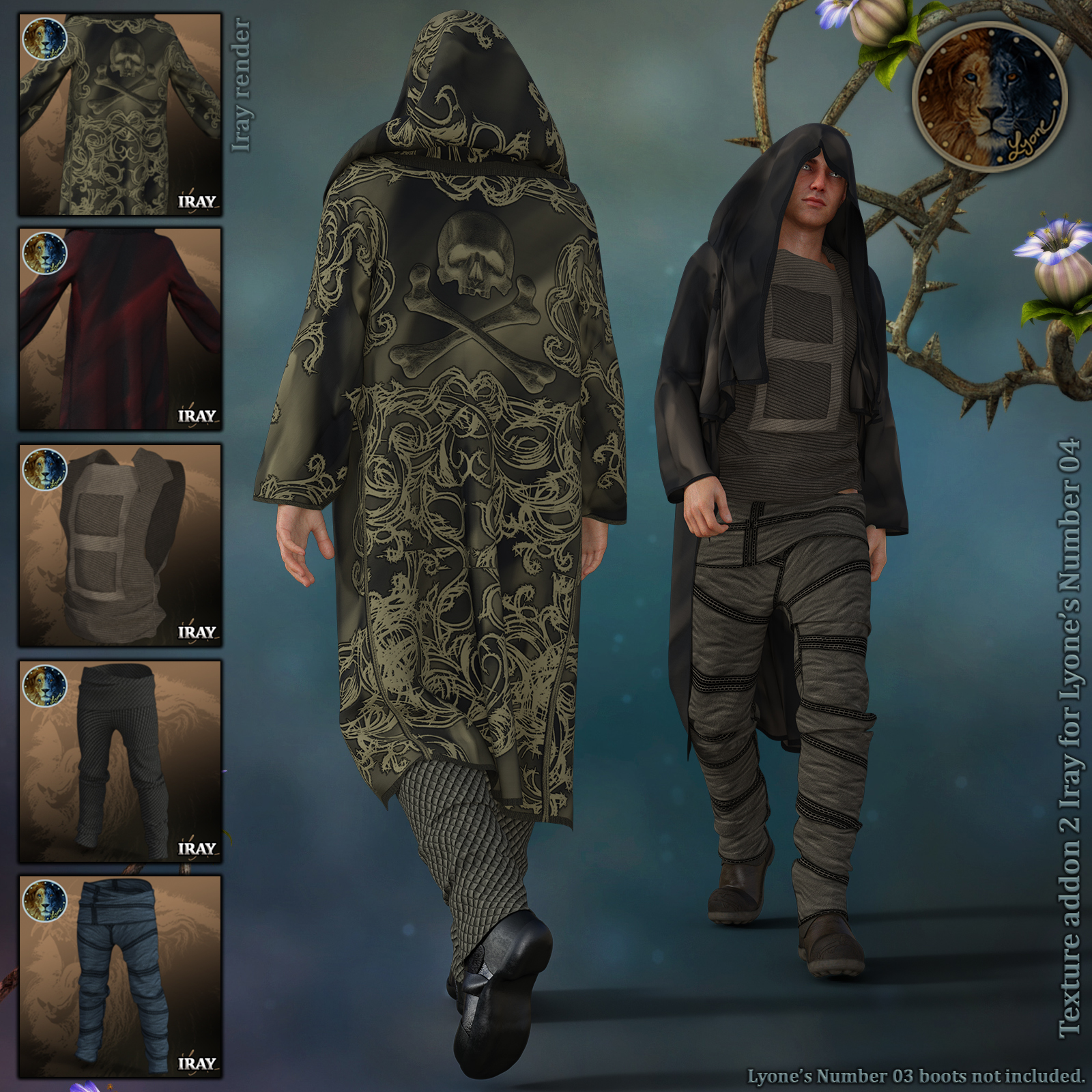 Texture addon 2_Iray for Lyones Number 04 by N/A