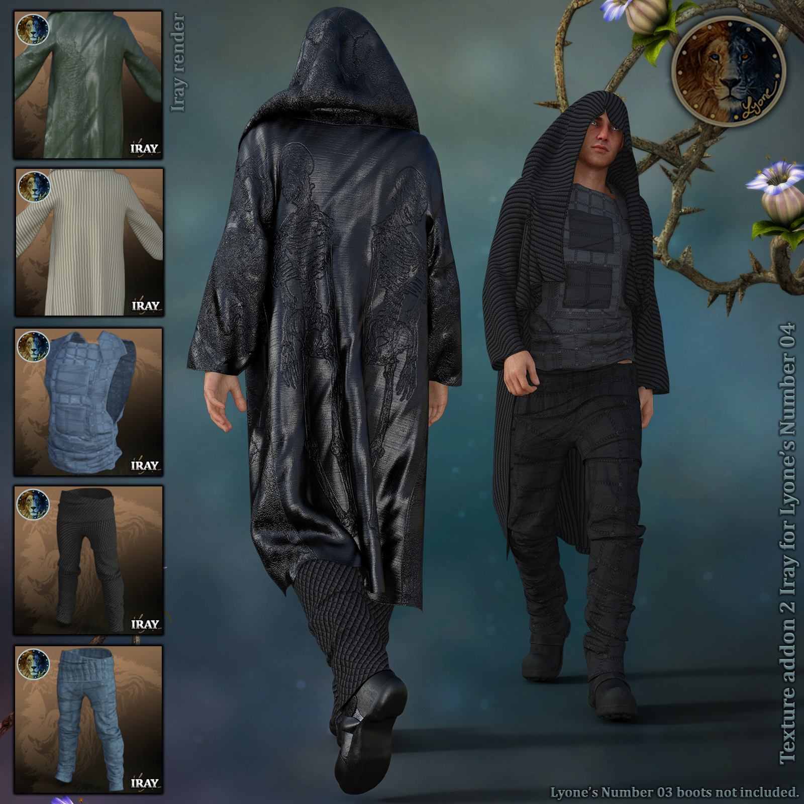 Texture addon 2_Iray for Lyones Number 04 by N/A
