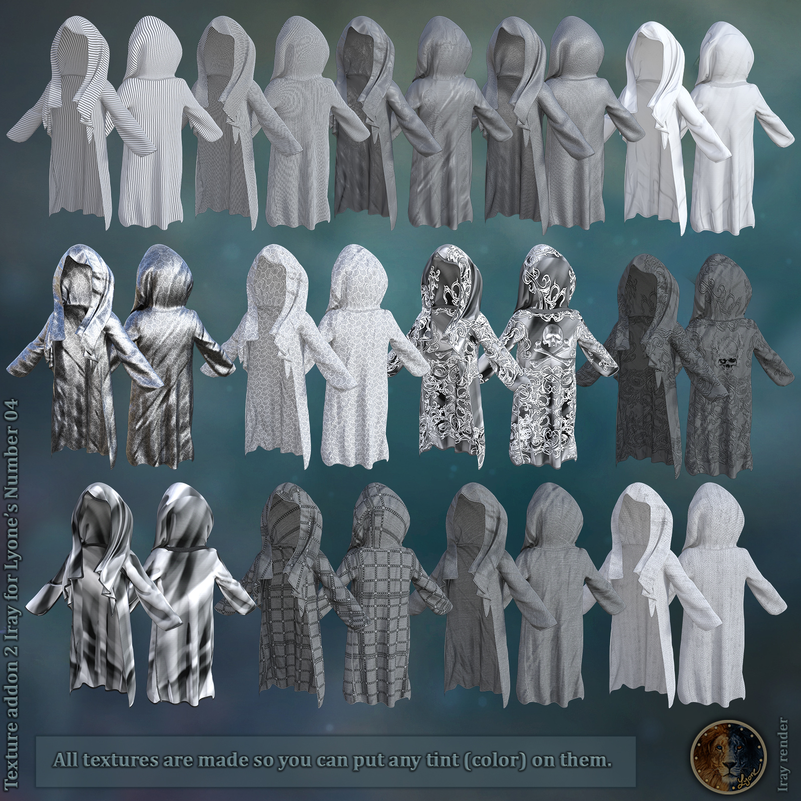 Texture addon 2_Iray for Lyones Number 04 by N/A