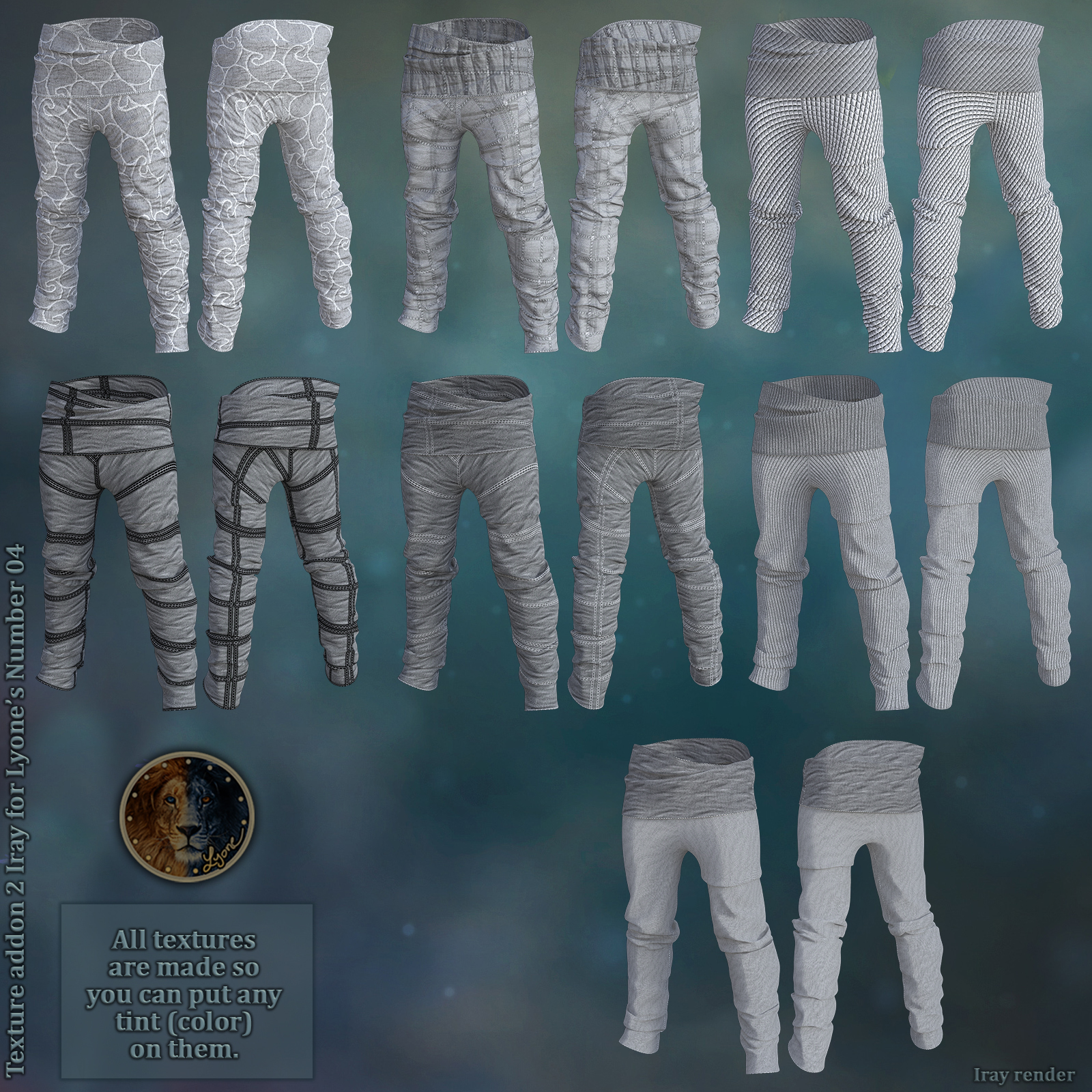 Texture addon 2_Iray for Lyones Number 04 by N/A