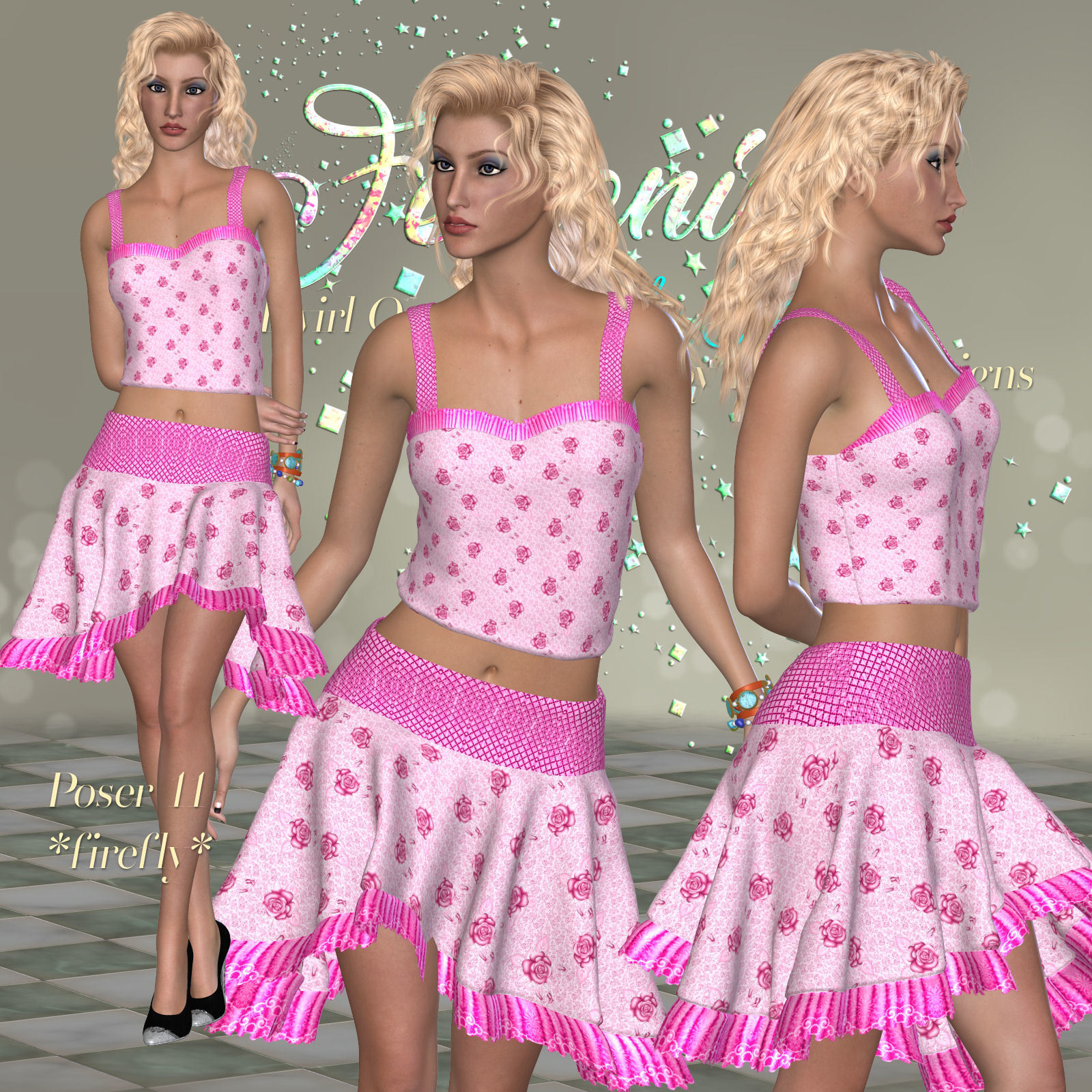 DA-Femenin for Twirl Outfit for La Femme by DivabugDesigns by N/A