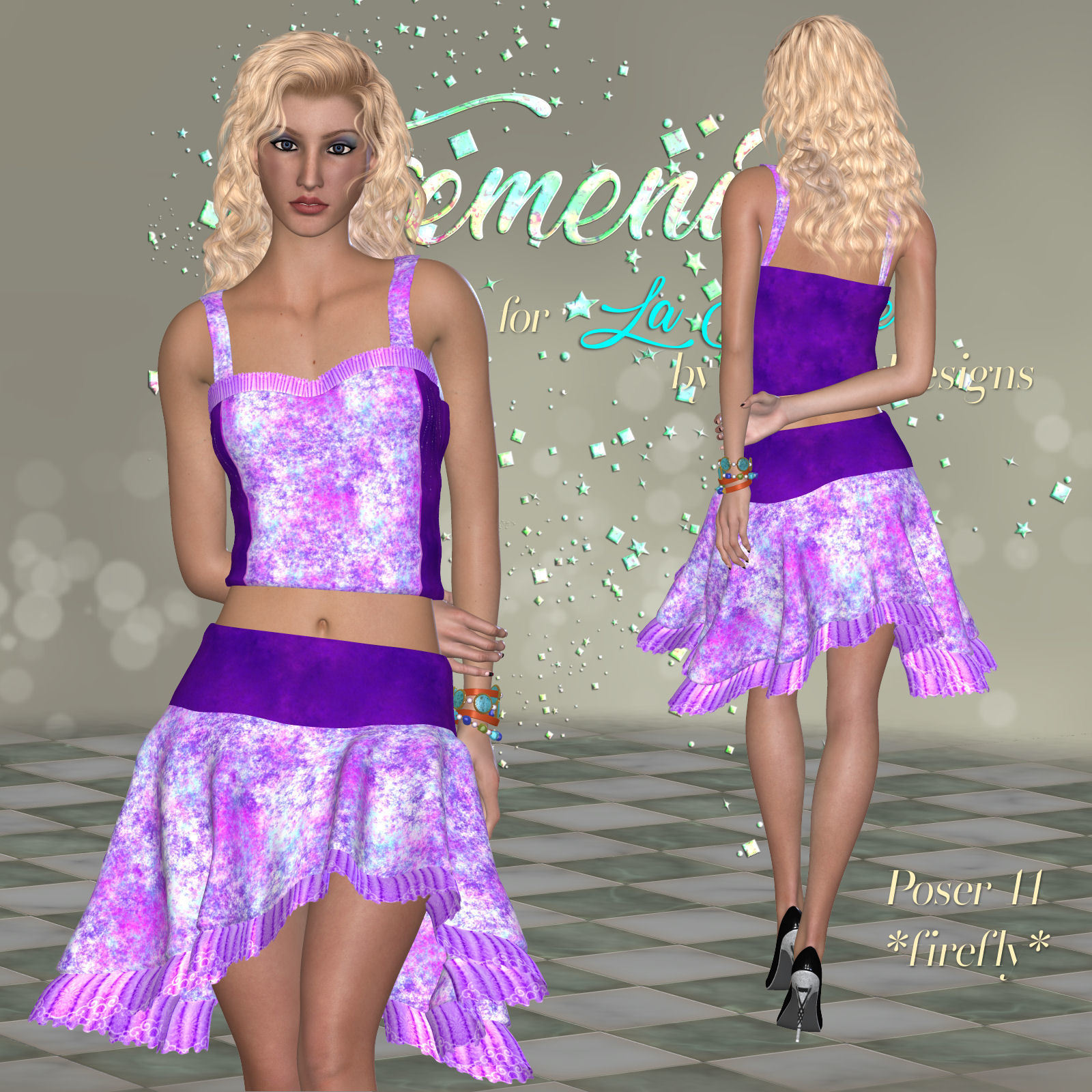 DA-Femenin for Twirl Outfit for La Femme by DivabugDesigns by N/A
