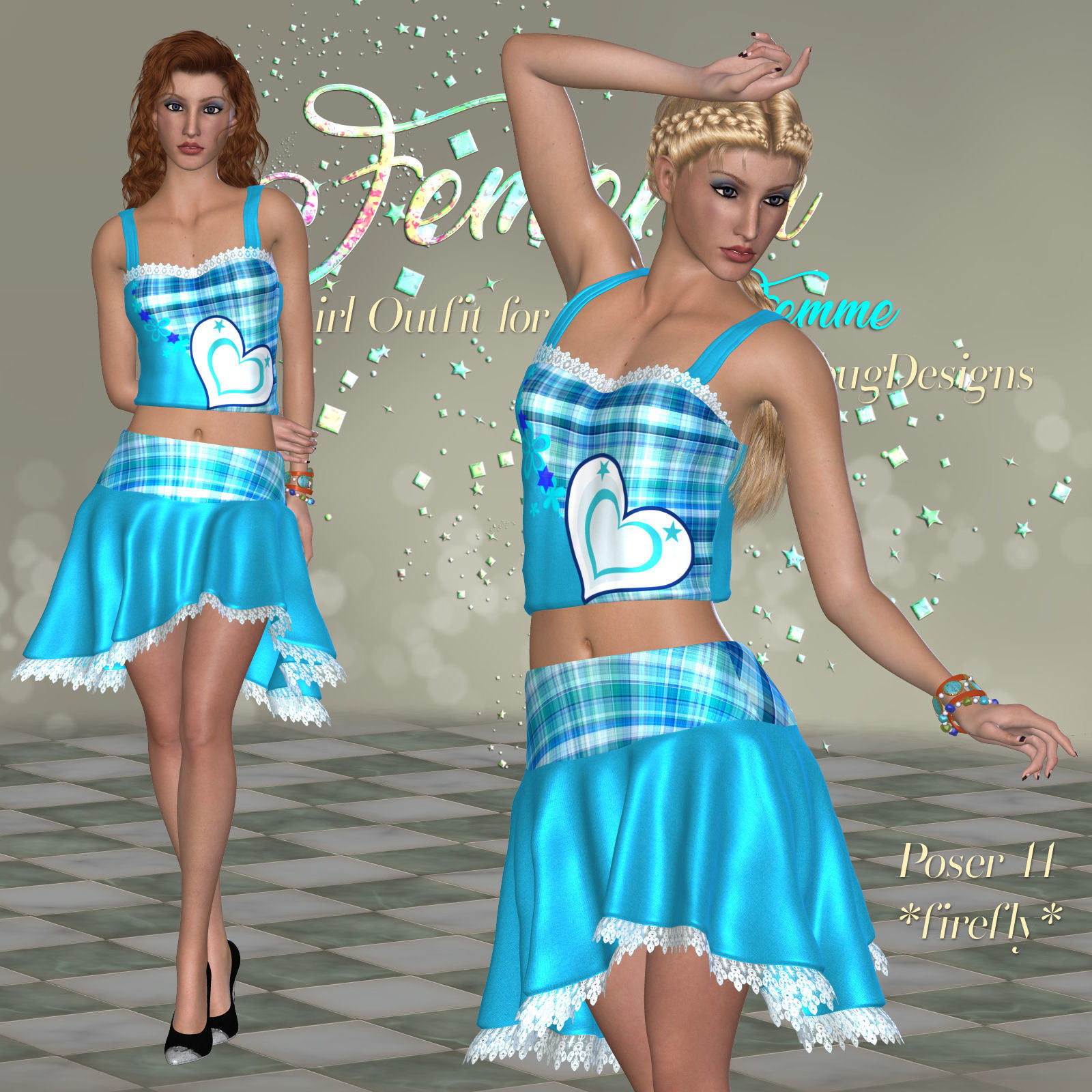DA-Femenin for Twirl Outfit for La Femme by DivabugDesigns by N/A