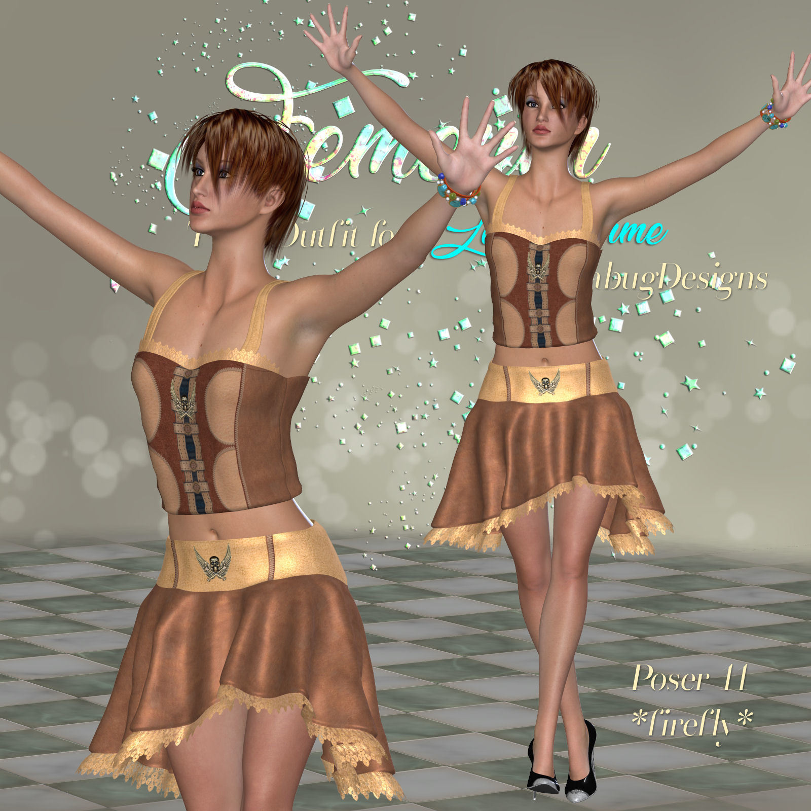 DA-Femenin for Twirl Outfit for La Femme by DivabugDesigns by N/A