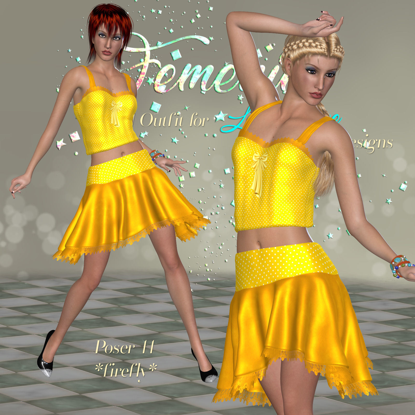 DA-Femenin for Twirl Outfit for La Femme by DivabugDesigns by N/A