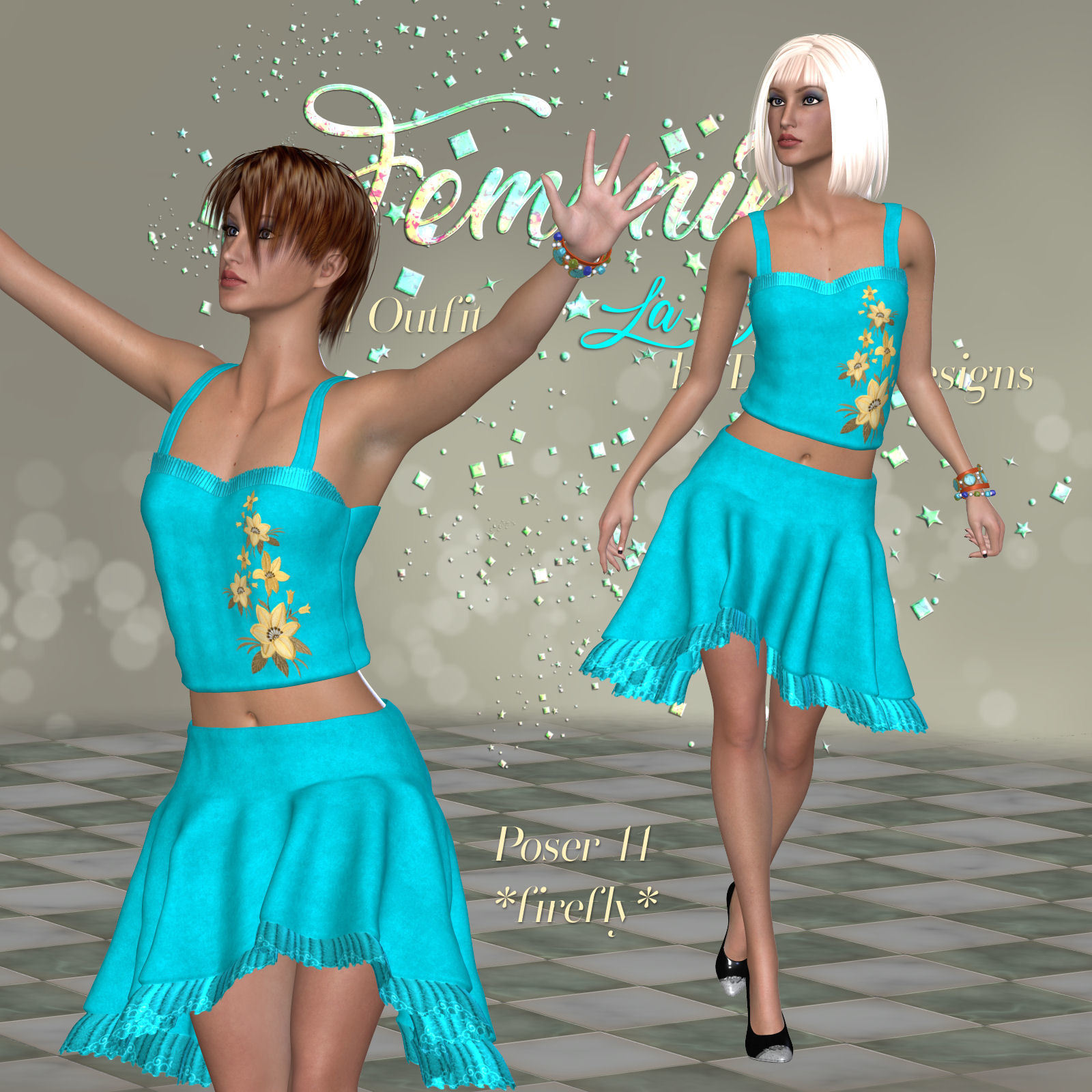 DA-Femenin for Twirl Outfit for La Femme by DivabugDesigns by N/A