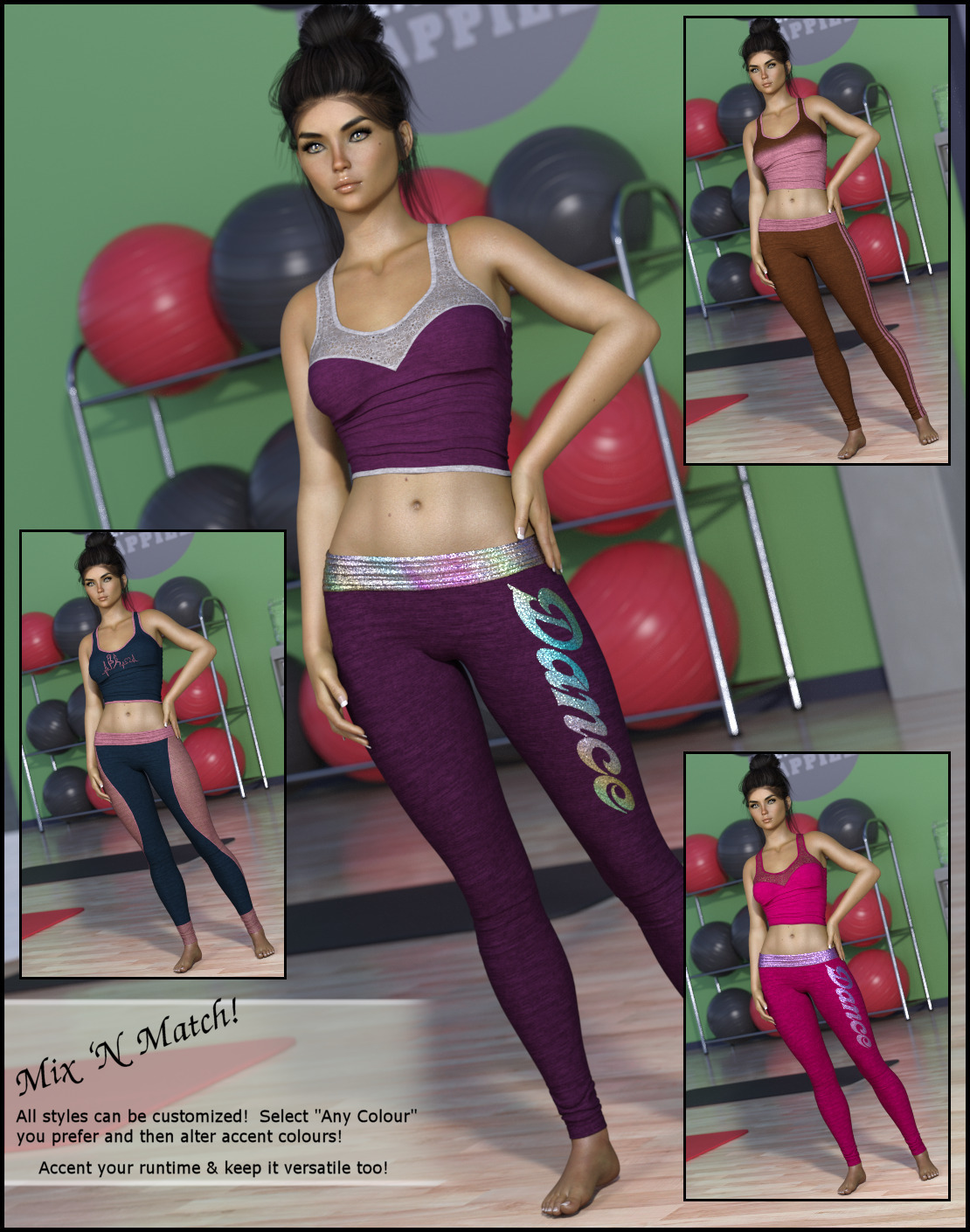 7th Ave: Yoga Clothing for Genesis 8 Female by N/A