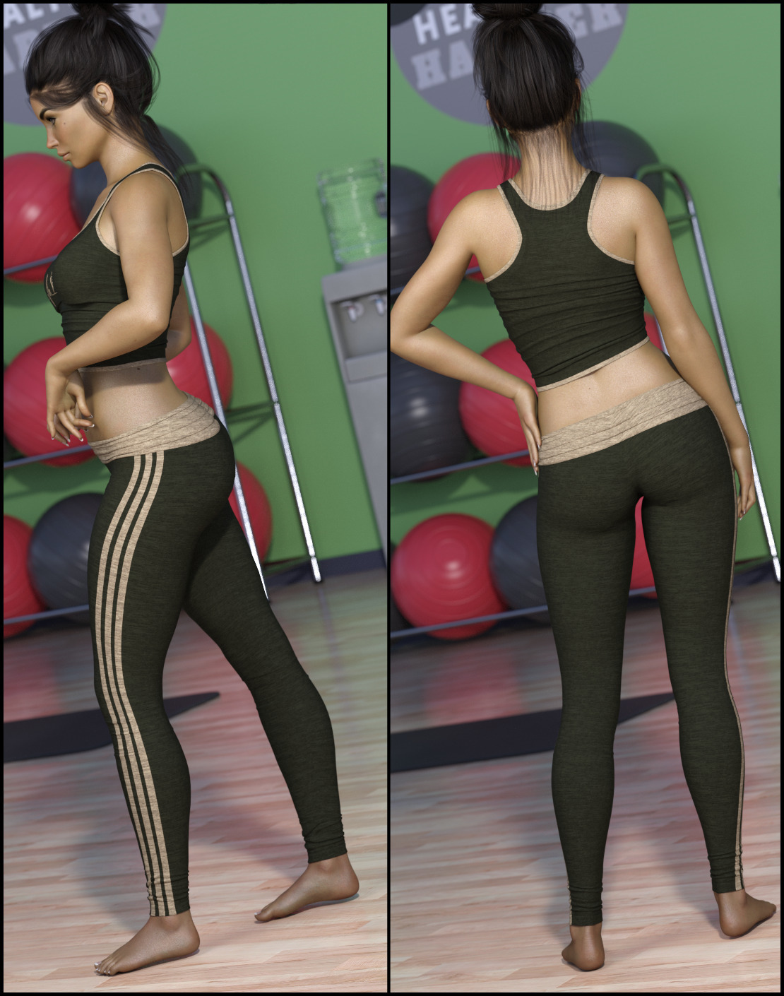 7th Ave: Yoga Clothing for Genesis 8 Female by N/A