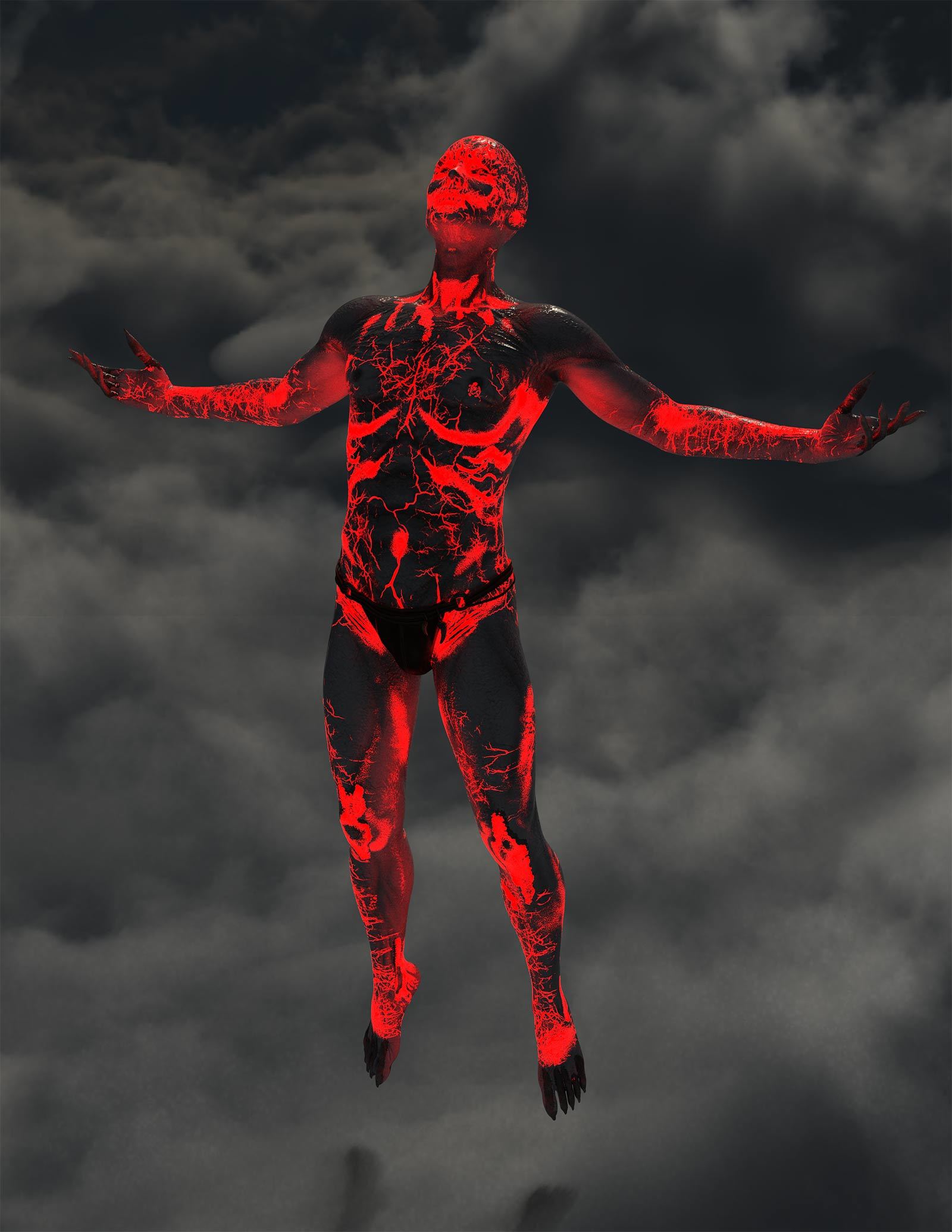 Demon Abbadon Character & Universal Kit for Genesis 8 Male by N/A