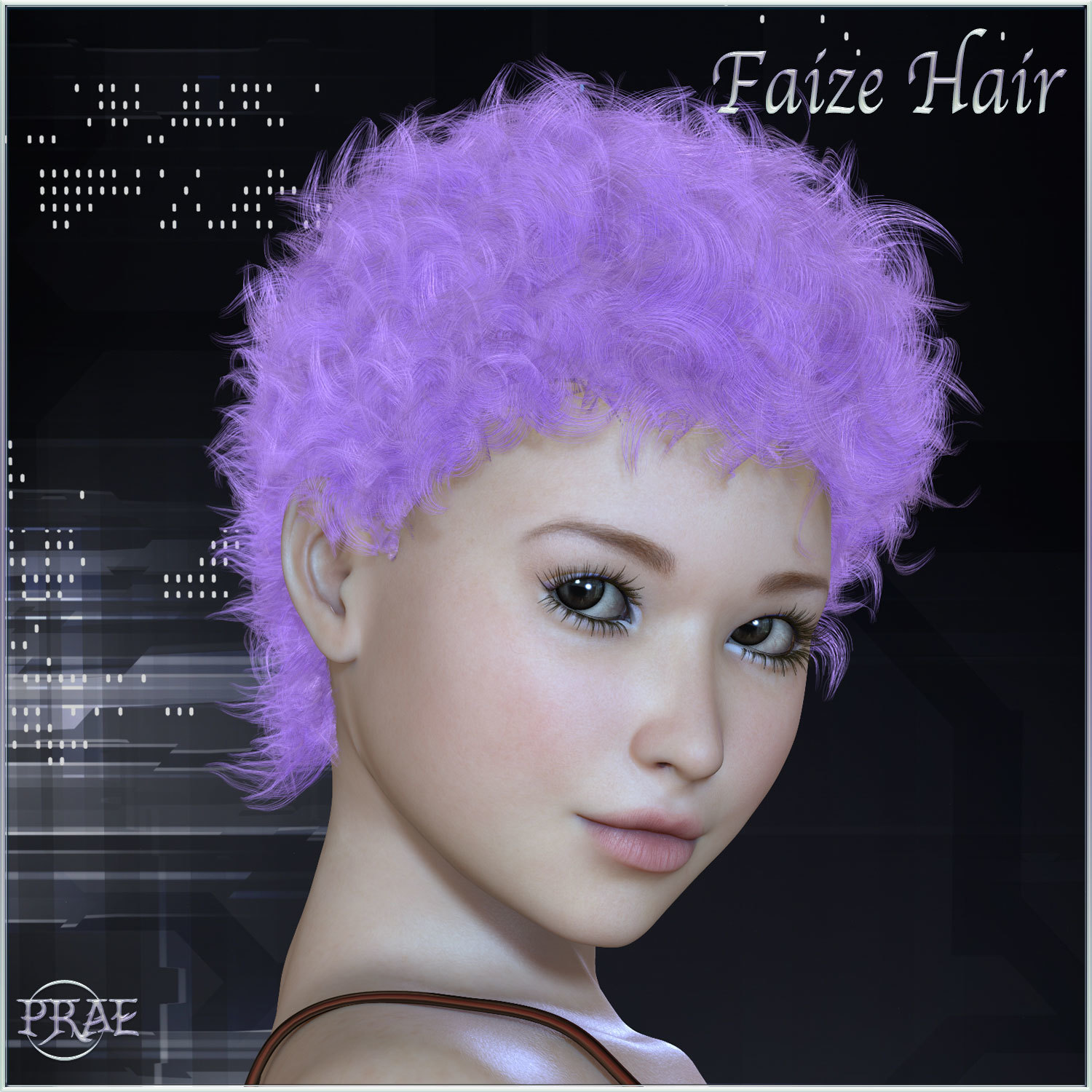 Prae-Faize Hair For V4/M4 La Femme Poser by N/A