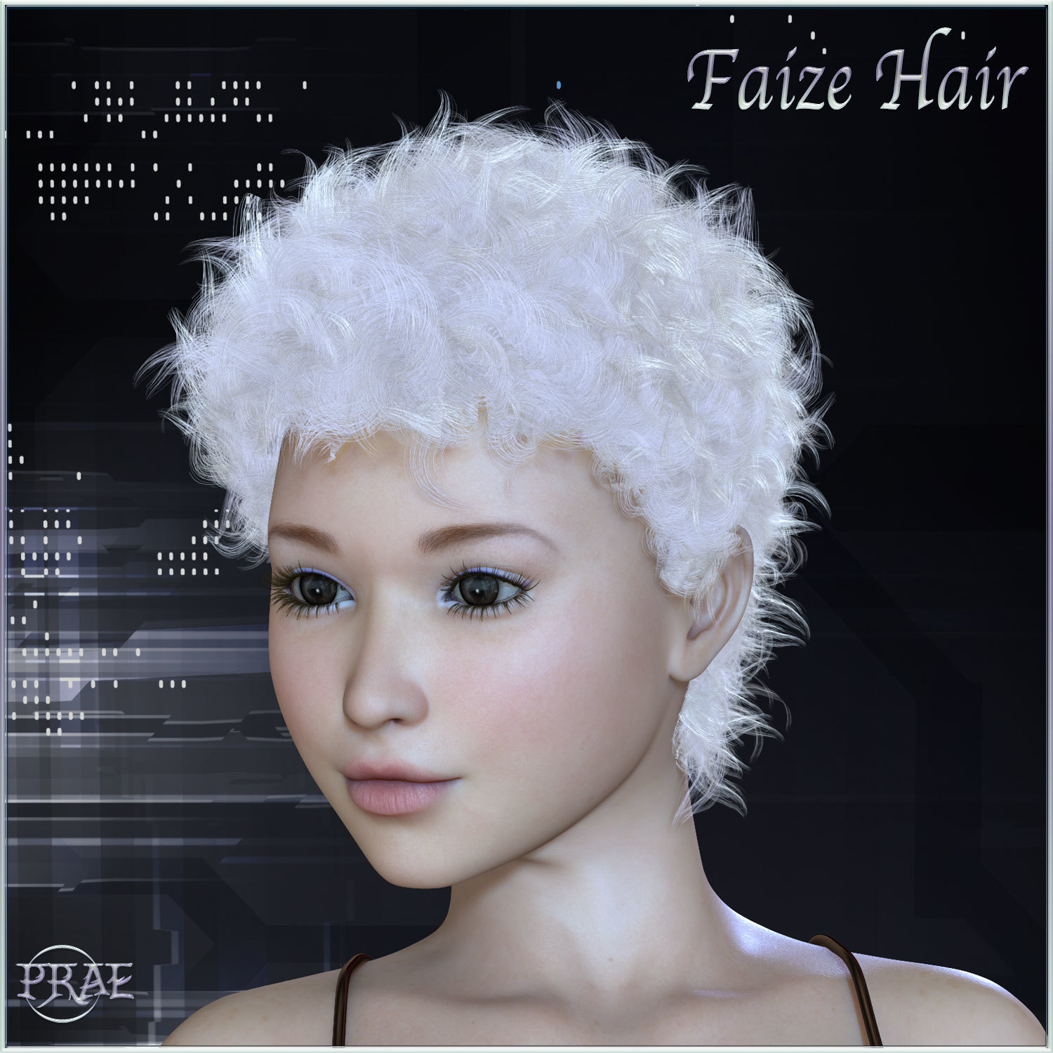 Prae-Faize Hair For V4/M4 La Femme Poser by N/A