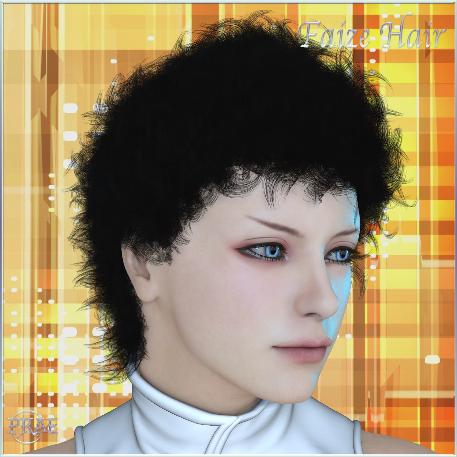 Prae-Faize Hair For V4/M4 La Femme Poser by N/A