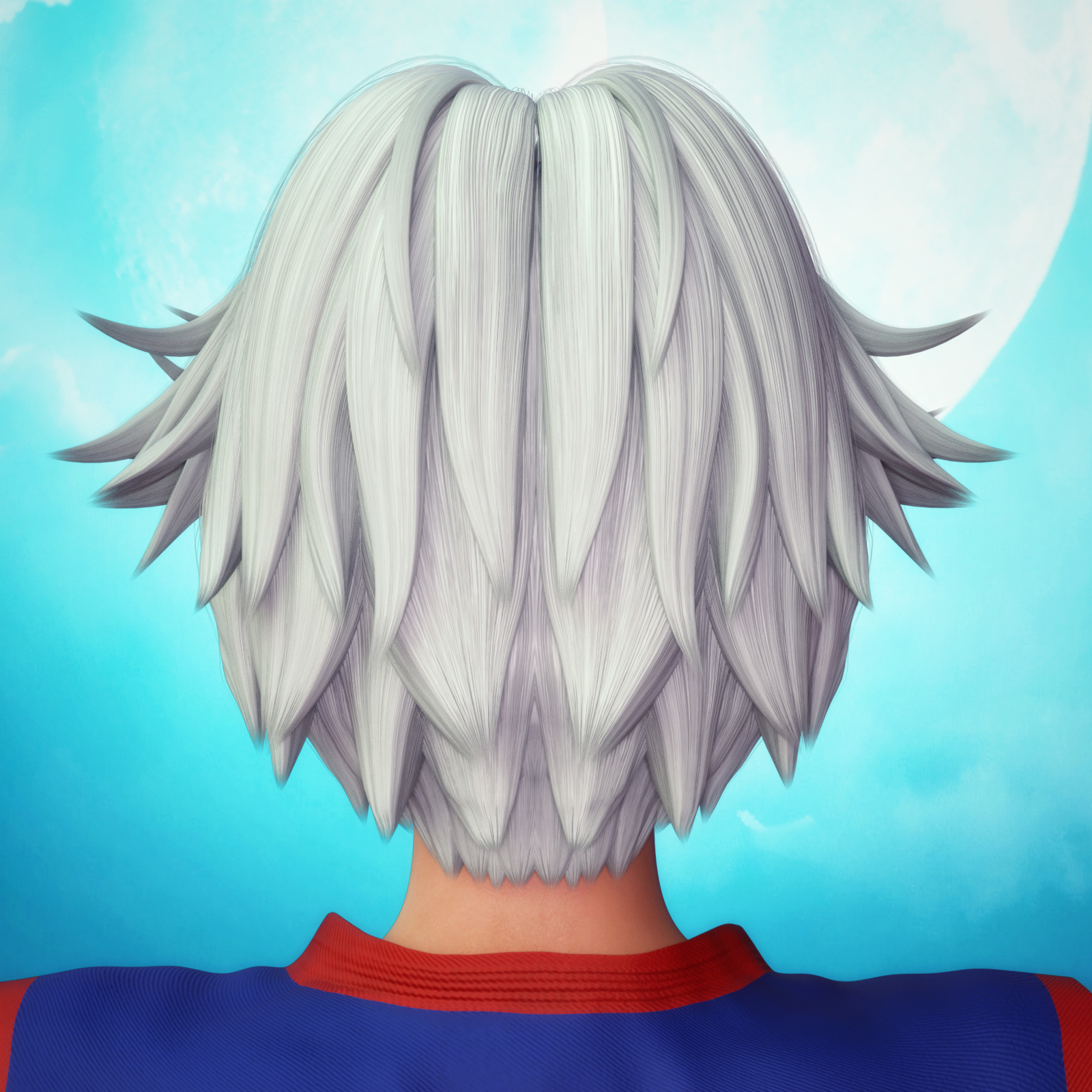 Fantasy Anime Haircut 7 Leo Hair for G3M G8M by N/A
