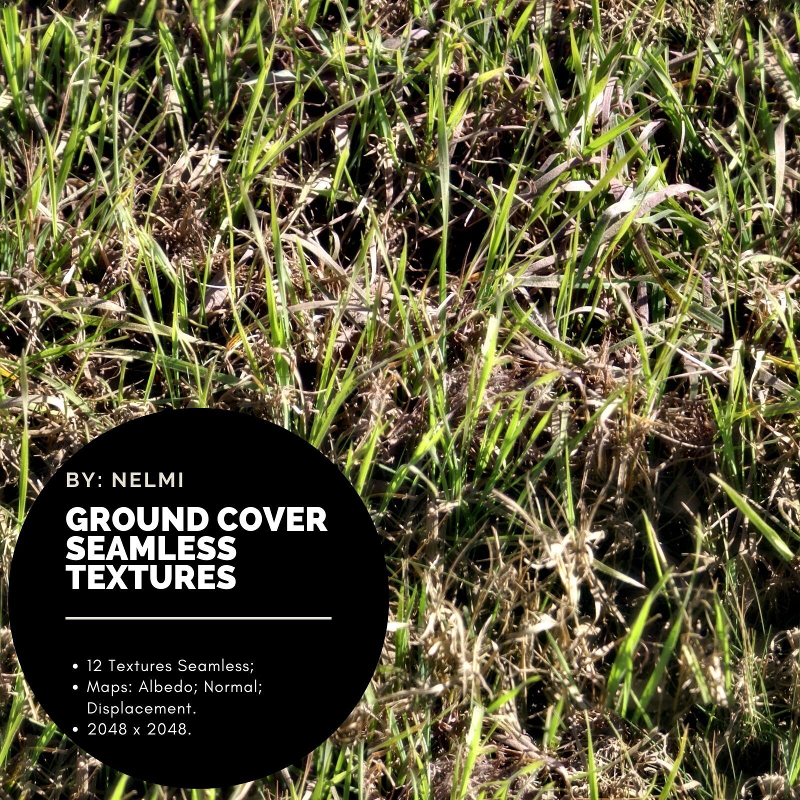 12 Ground Cover PBR Seamless Textures by N/A