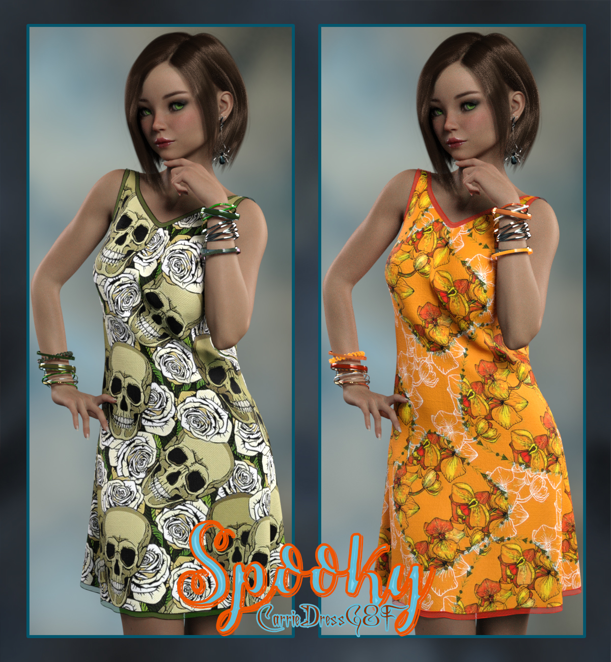Spooky Carrie Dress G8F by N/A