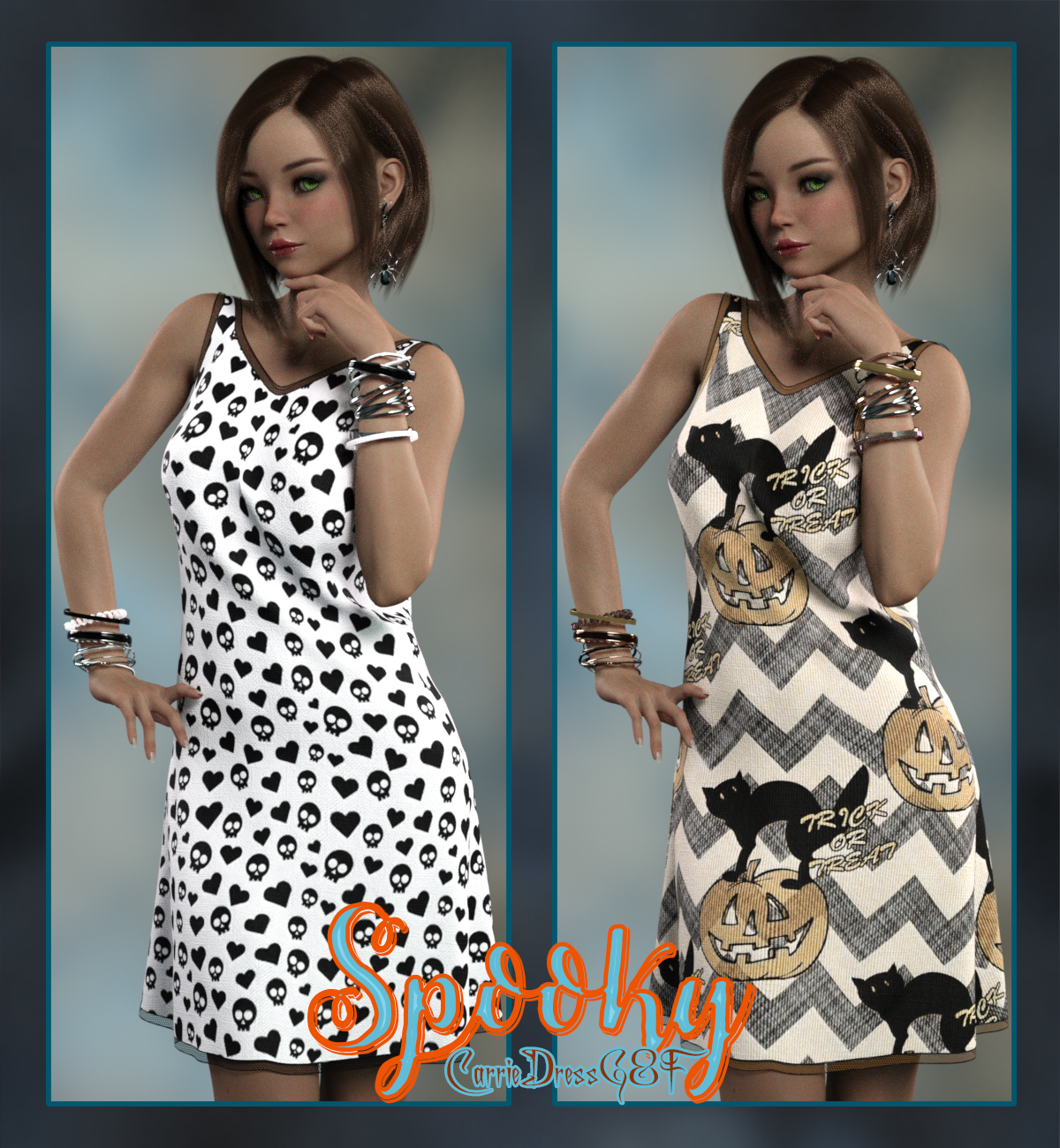 Spooky Carrie Dress G8F by N/A