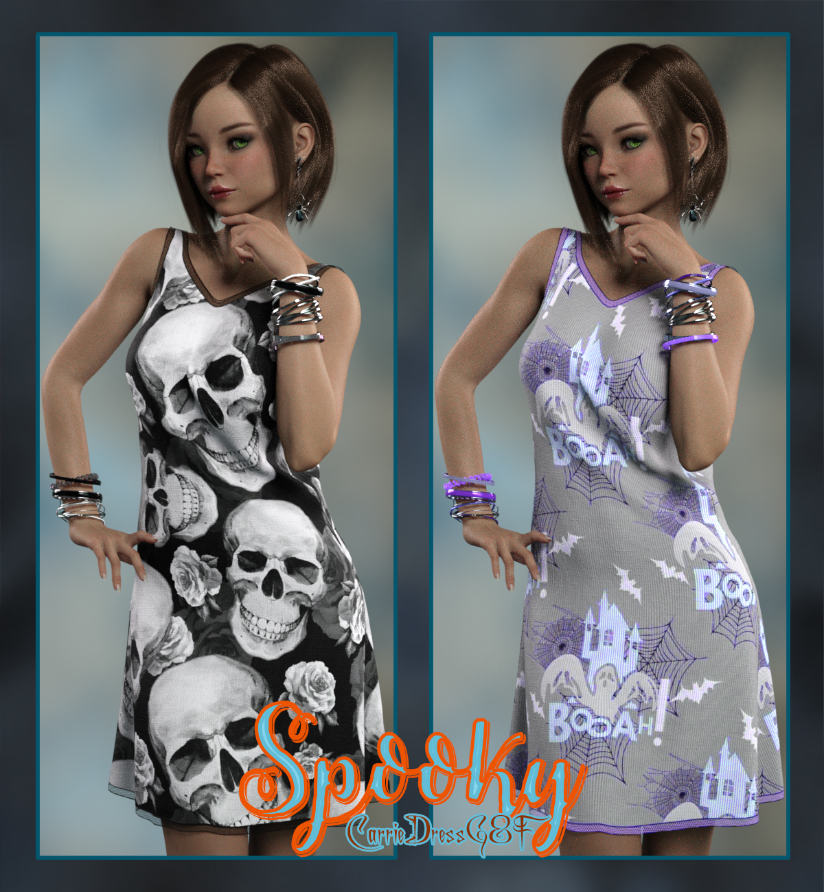 Spooky Carrie Dress G8F by N/A