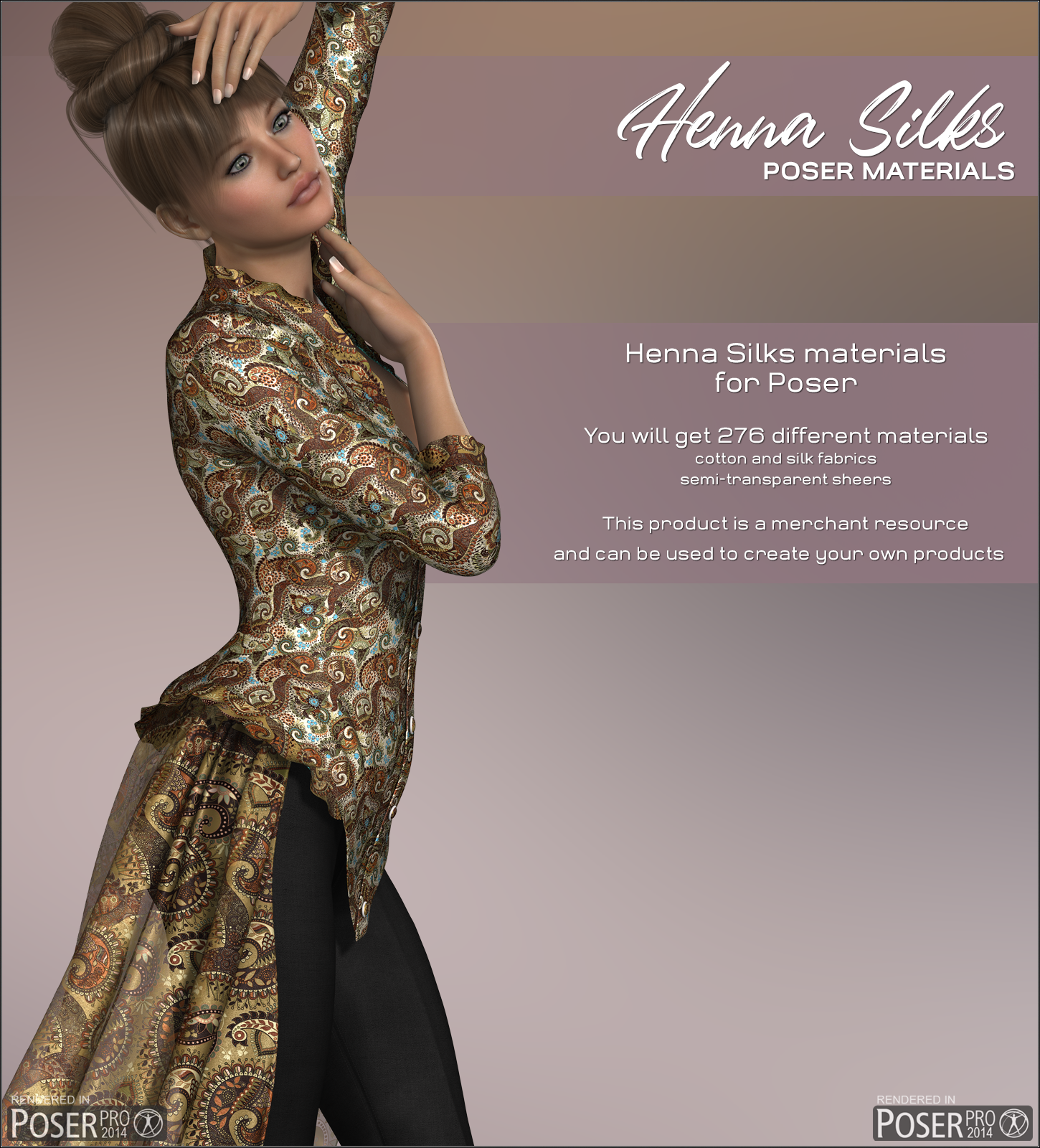 Poser - Henna Silks by N/A