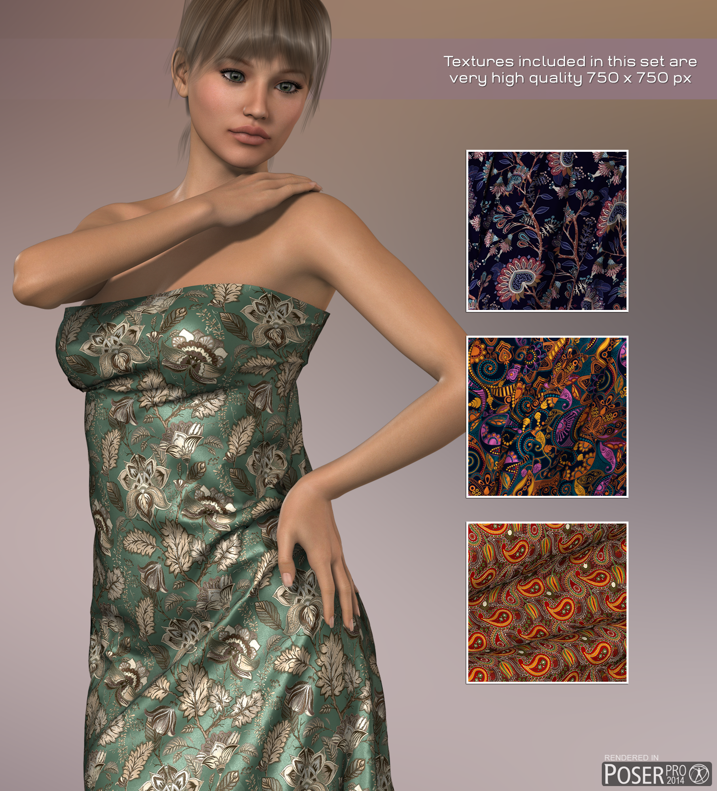 Poser - Henna Silks by N/A