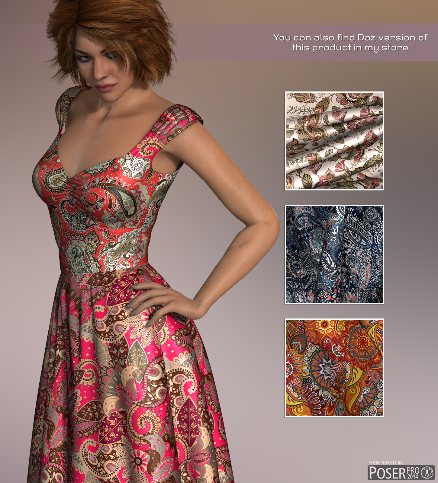 Poser - Henna Silks by N/A