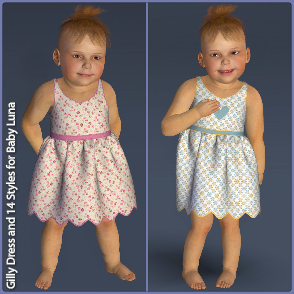 Gilly Dress and 14 Styles for Baby Luna by N/A