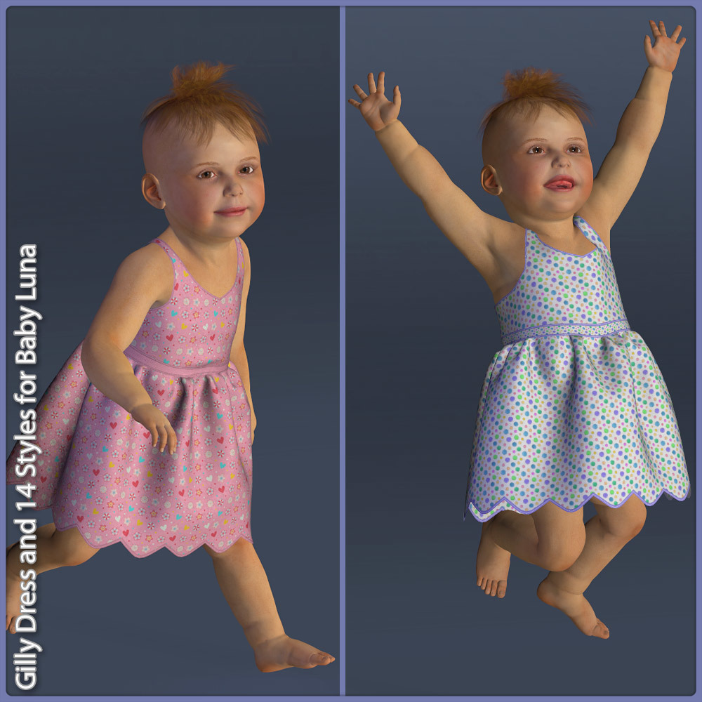 Gilly Dress and 14 Styles for Baby Luna by N/A